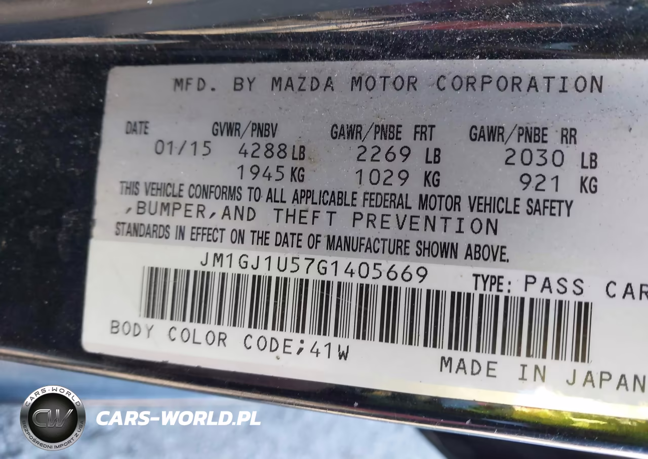 2016 Mazda Mazda6 I Sport VIN:JM1GJ1U57G1405669 - 9