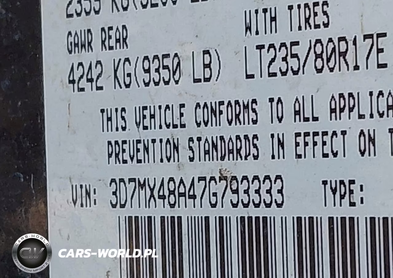 2007 Dodge Ram 3500 Slt-Sport VIN:3D7MX48A47G793333 - 8