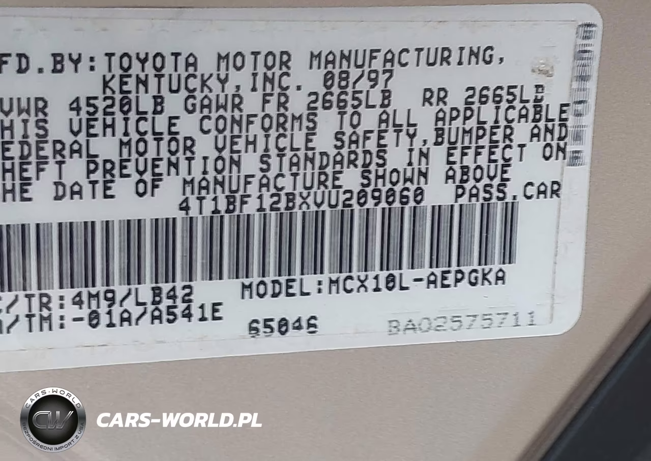 1997 Toyota Avalon Xls VIN:4T1BF12BXVU209060 - 9