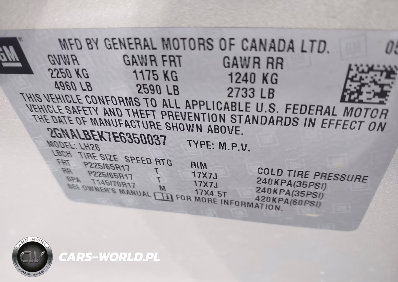 2014 Chevrolet Equinox 1Lt VIN:2GNALBEK7E6350037 - 9