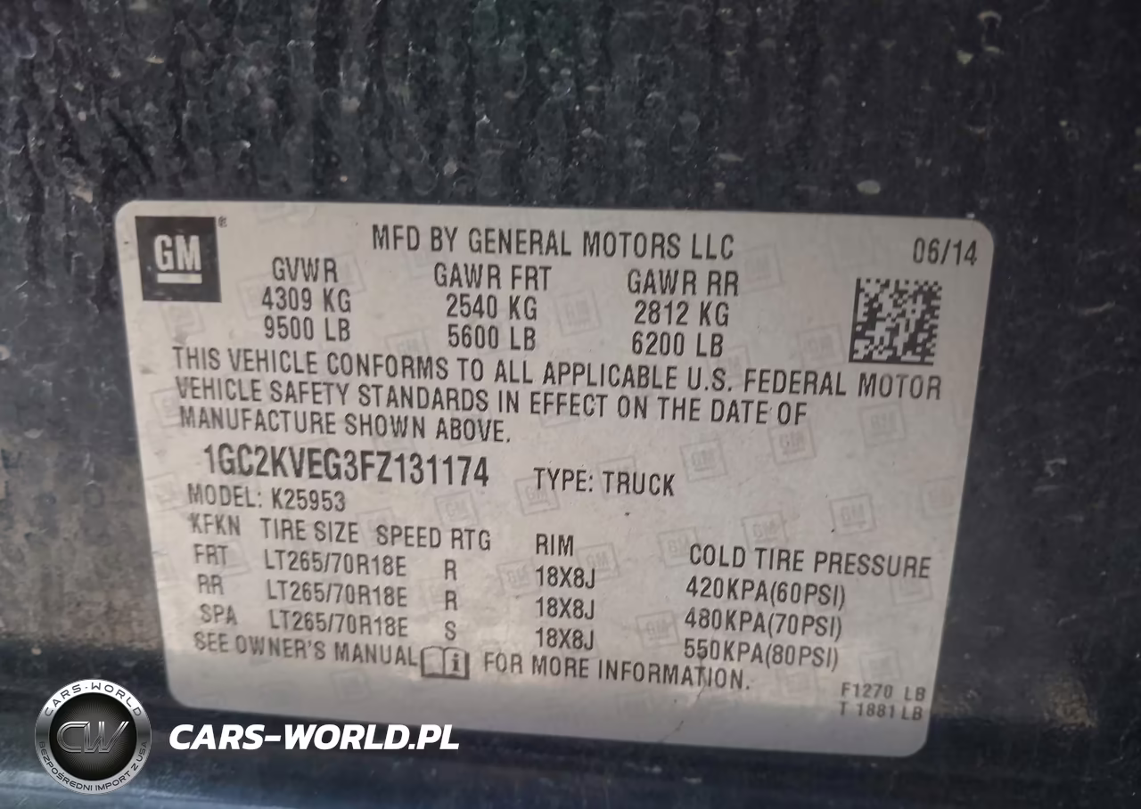 2015 Chevrolet Silverado 2500Hd Lt VIN:1GC2KVEG3FZ131174 - 9