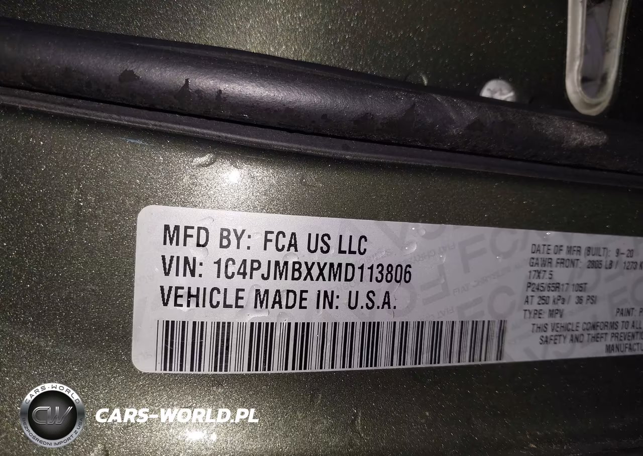 2021 Jeep Cherokee Trailhawk 4X4 VIN:1C4PJMBXXMD113806 - 9