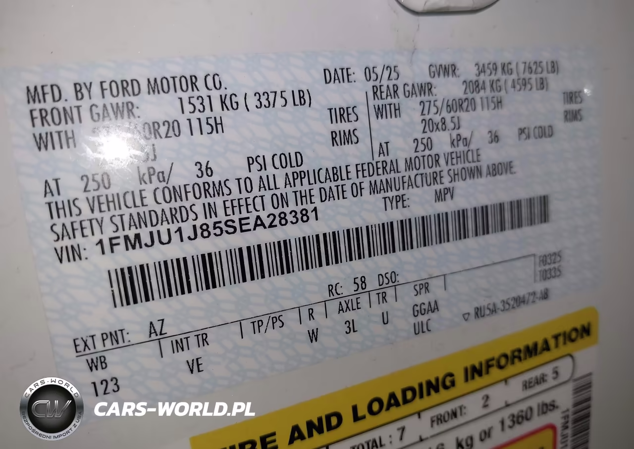 2025 Ford Expedition Active VIN:1FMJU1J85SEA28381 - 9