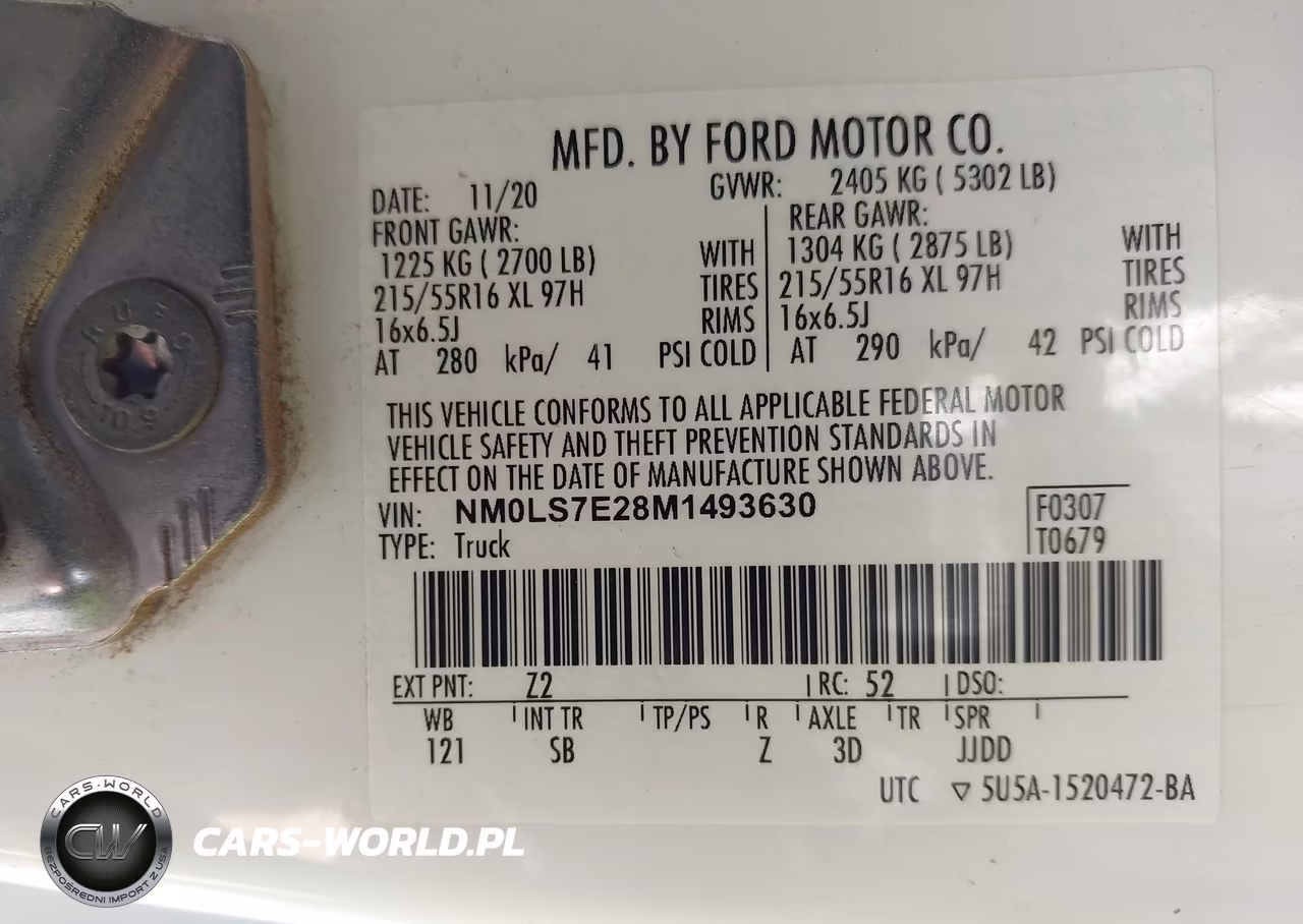 2021 Ford Transit Connect Xl VIN:NM0LS7E28M1493630 - 9