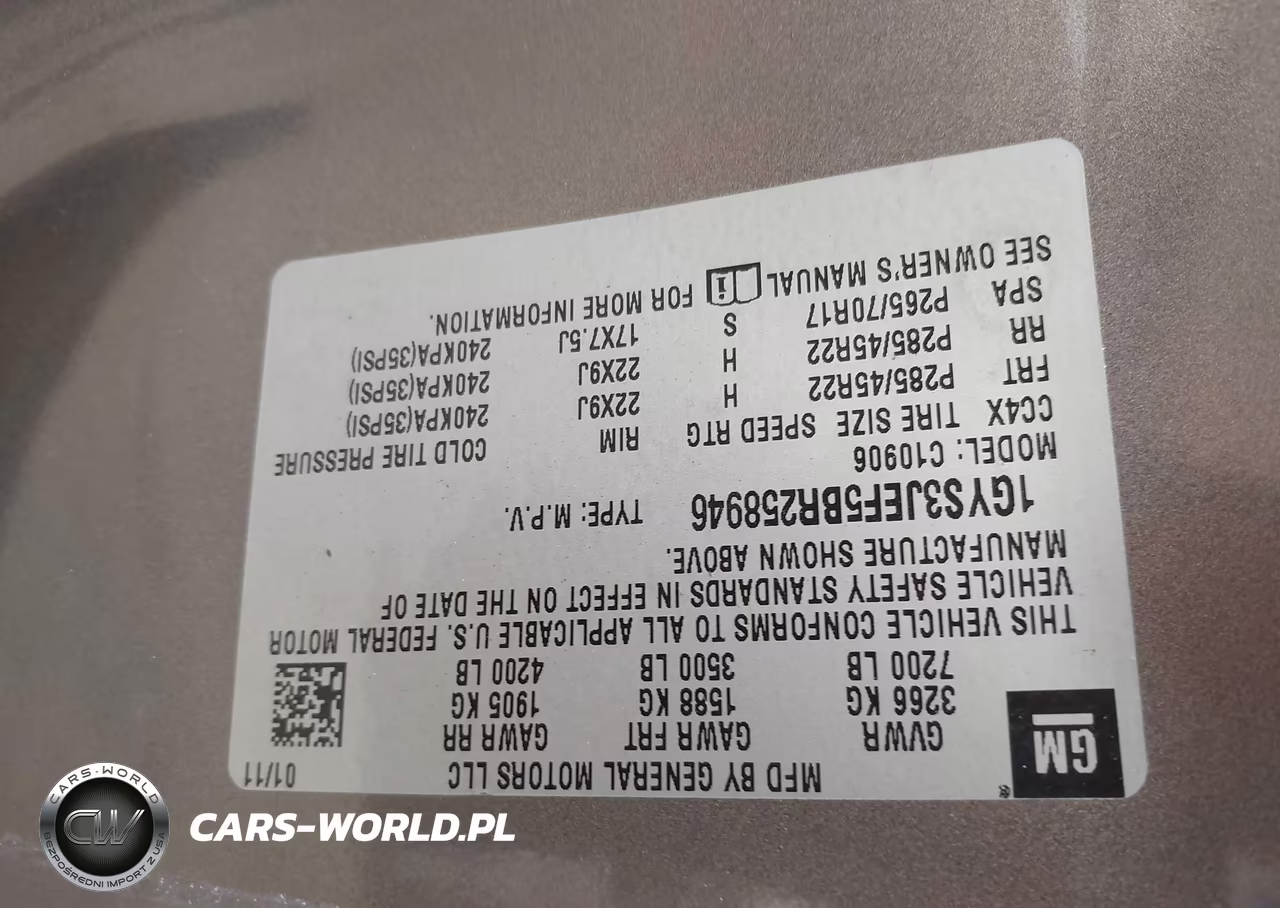2011 Cadillac Escalade Esv Premium VIN:1GYS3JEF5BR258946 - 9