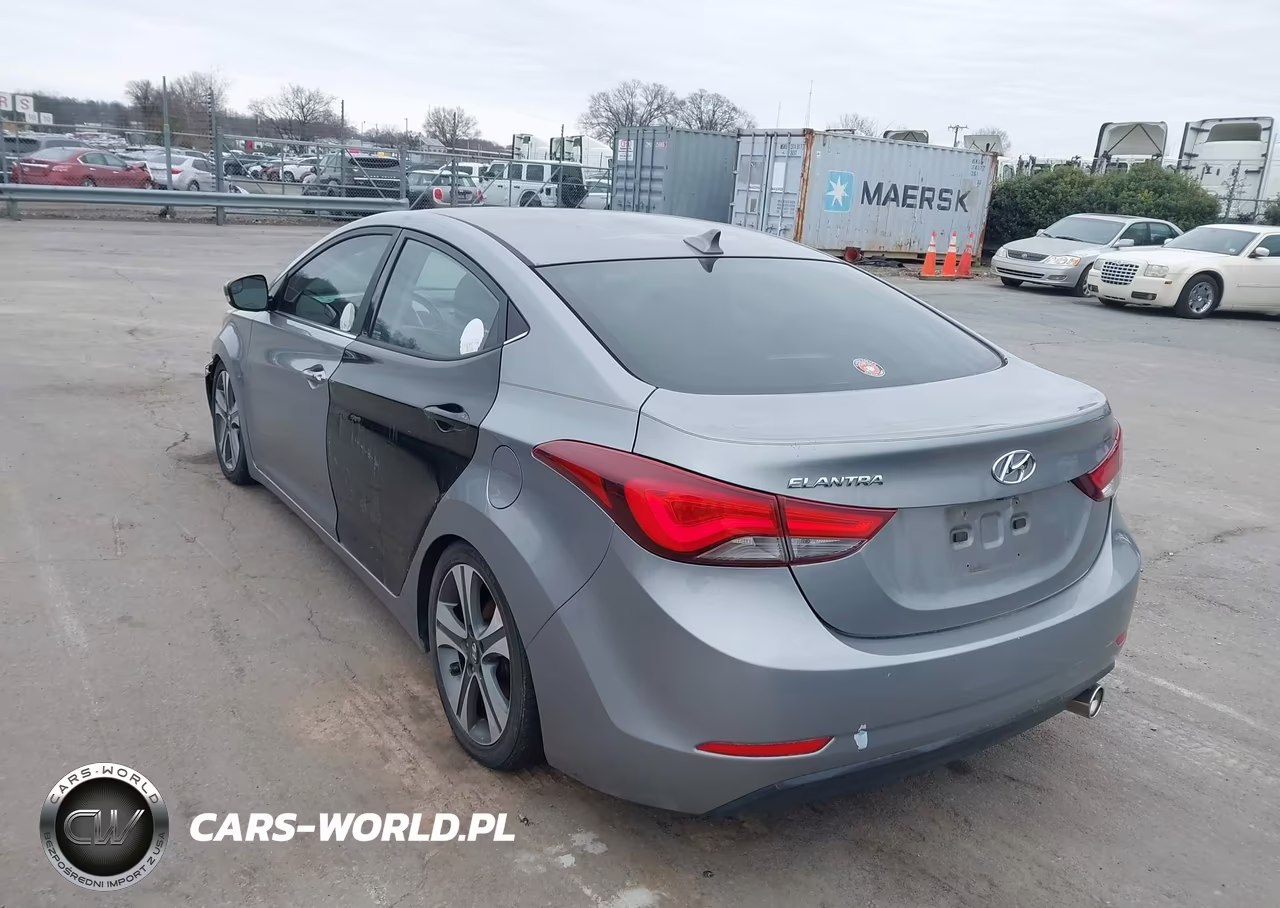 2014 Hyundai Elantra Sport VIN:KMHDH4AH1EU083116 - 3