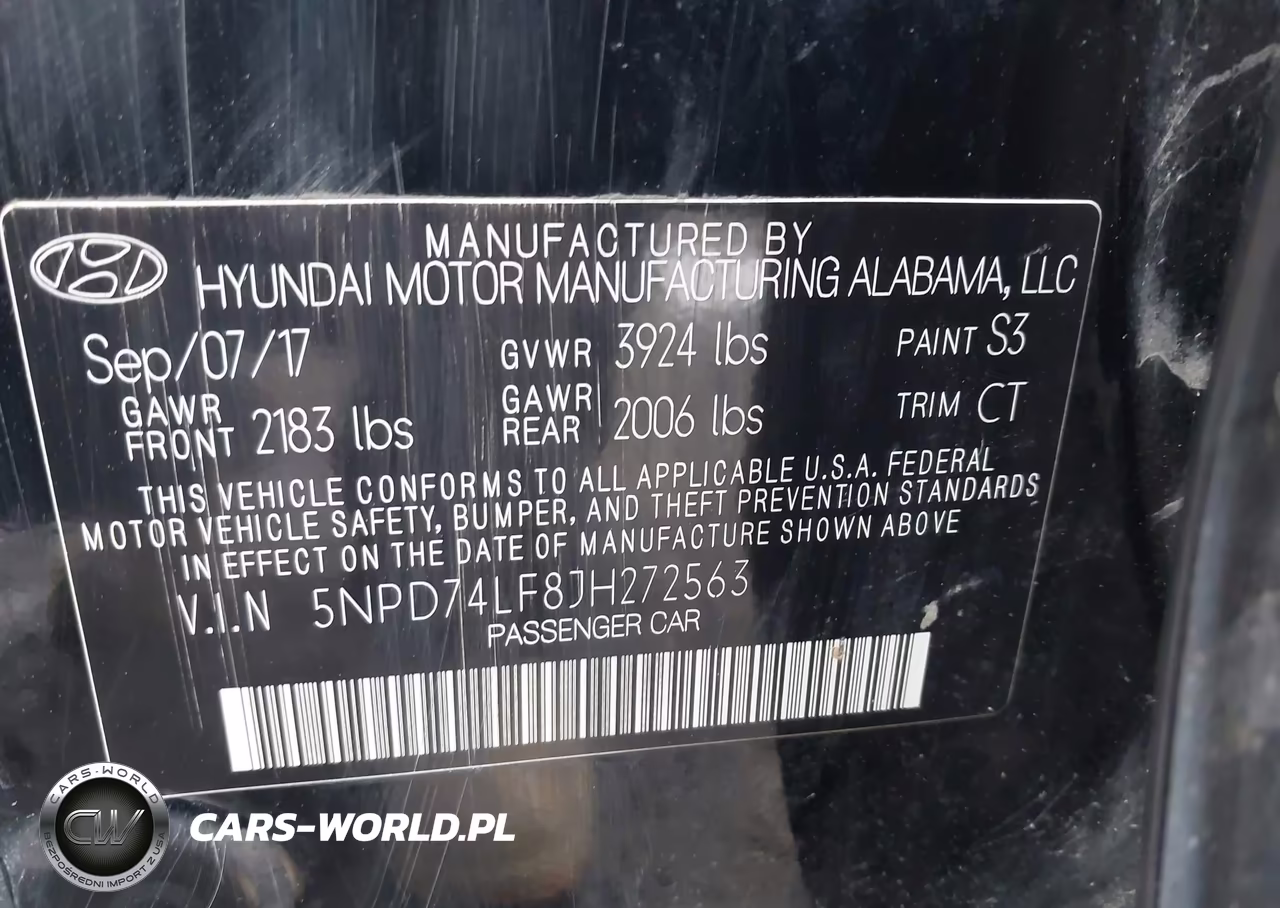 2018 Hyundai Elantra Se VIN:5NPD74LF8JH272563 - 9
