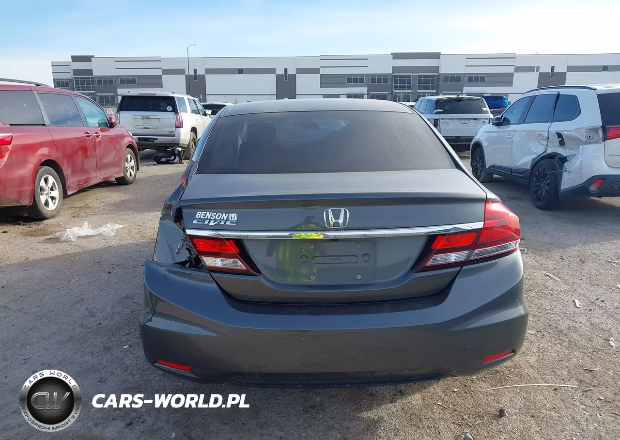 2013 Honda Civic Lx VIN:2HGFB2F58DH602540 - 15