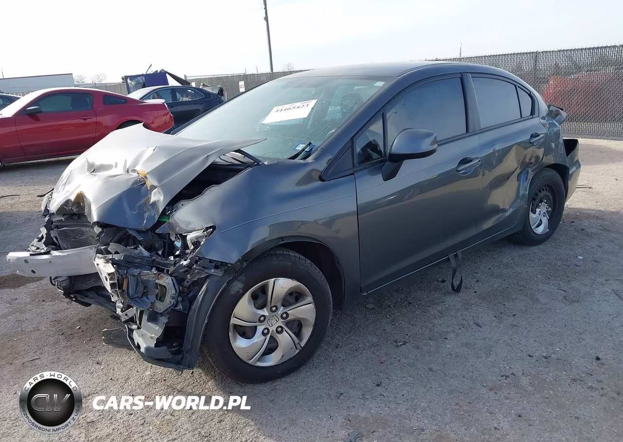 2013 Honda Civic Lx VIN:2HGFB2F58DH602540 - 2