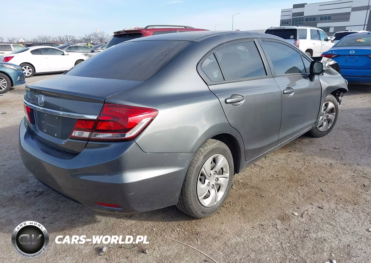 2013 Honda Civic Lx VIN:2HGFB2F58DH602540 - 4