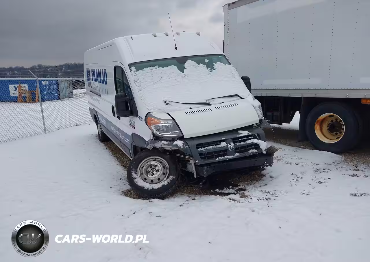 2018 Ram Promaster 3500 Cargo Van High Roof 159 Wb Ext