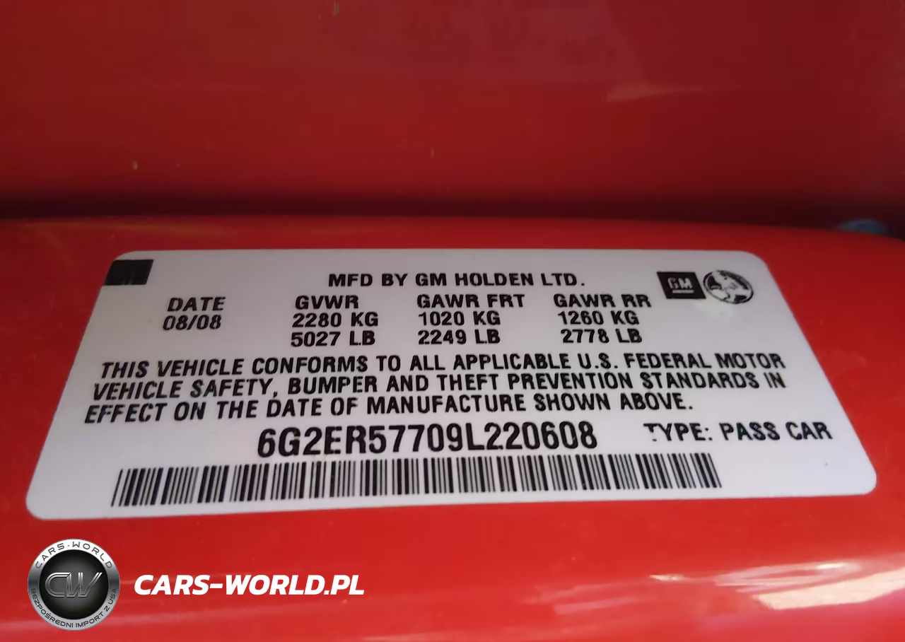 2009 Pontiac G8 VIN:6G2ER57709L220608 - 9
