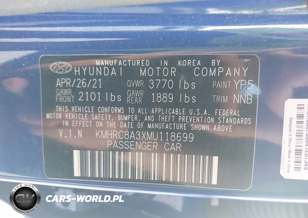 2021 Hyundai Venue Sel VIN:KMHRC8A3XMU118699 - 9