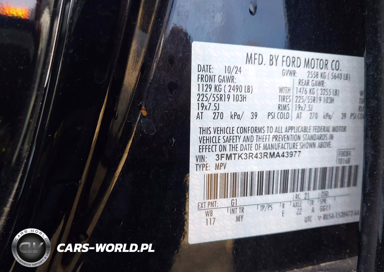2024 Ford Mustang Mach-E Premium VIN:3FMTK3R43RMA43977 - 9