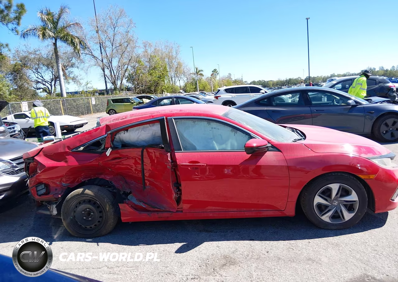 2019 Honda Civic Lx VIN:2HGFC2F62KH553418 - 13