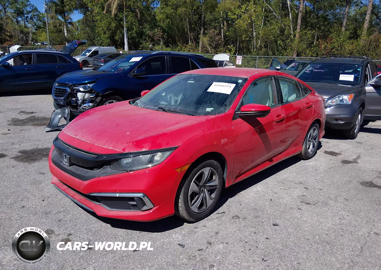 2019 Honda Civic Lx VIN:2HGFC2F62KH553418 - 2