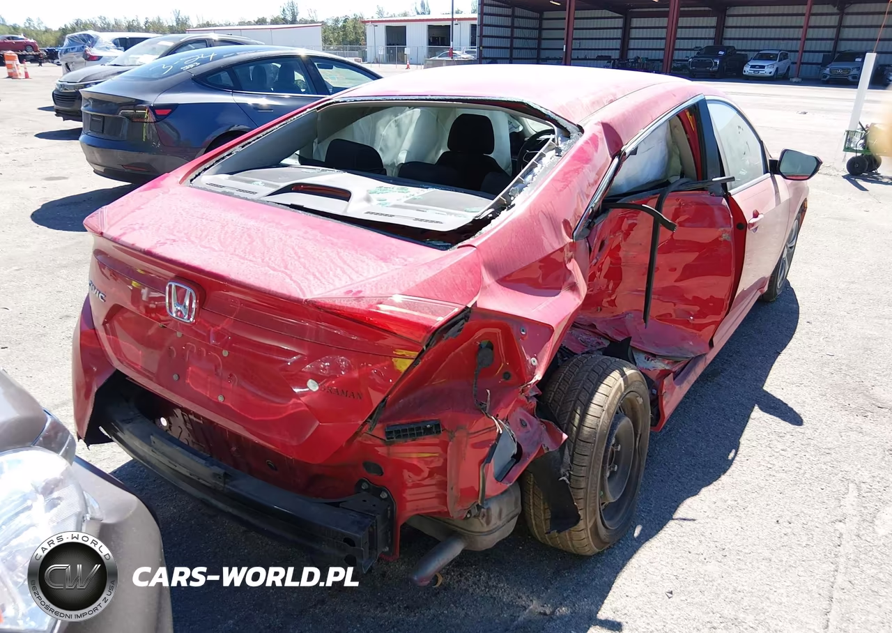 2019 Honda Civic Lx VIN:2HGFC2F62KH553418 - 4