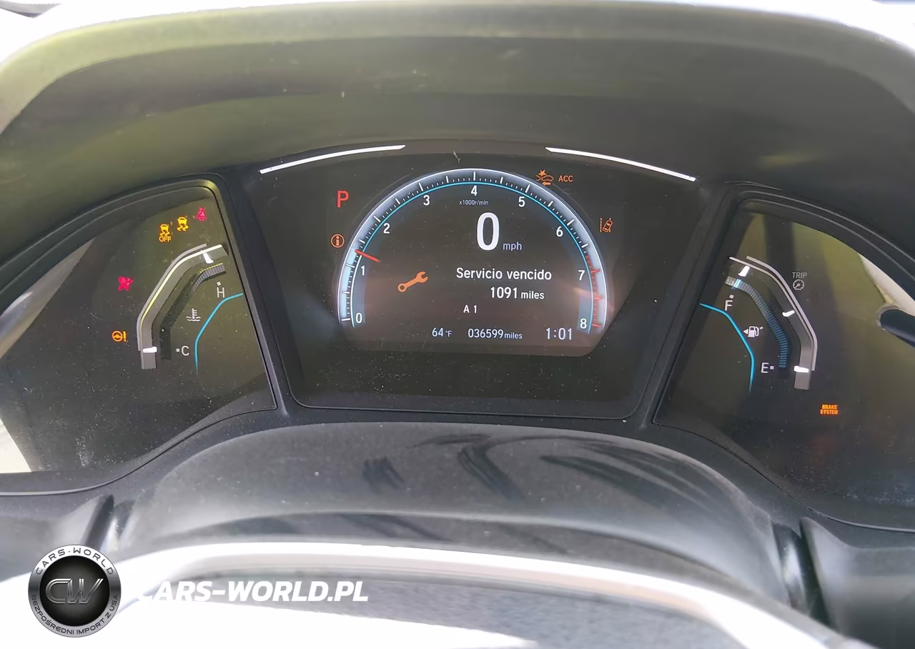 2019 Honda Civic Lx VIN:2HGFC2F62KH553418 - 7