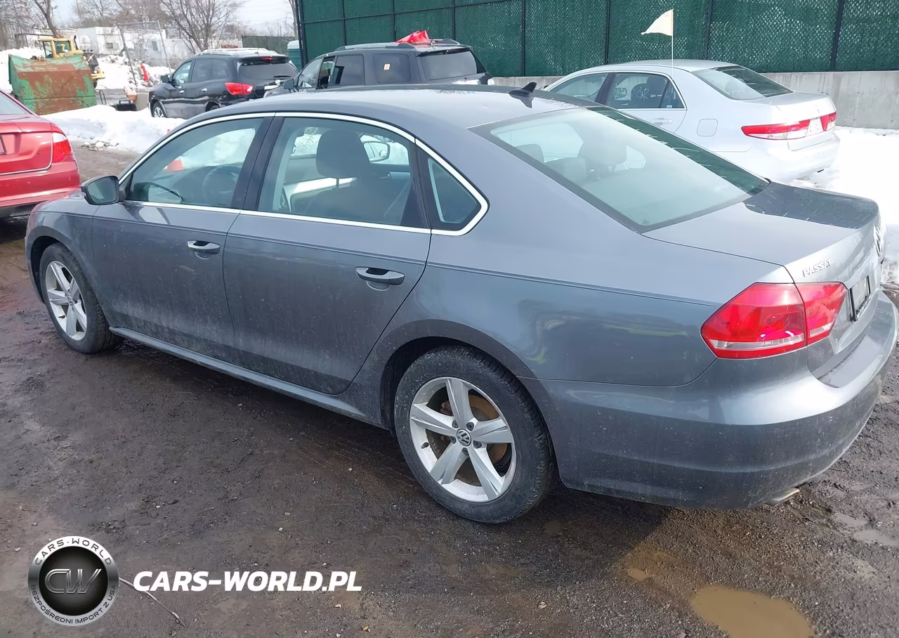 2013 Volkswagen Passat 2.5L Se VIN:1VWBP7A30DC017792 - 3