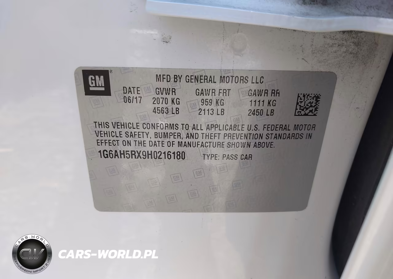 2017 Cadillac Ats Luxury VIN:1G6AH5RX9H0216180 - 9