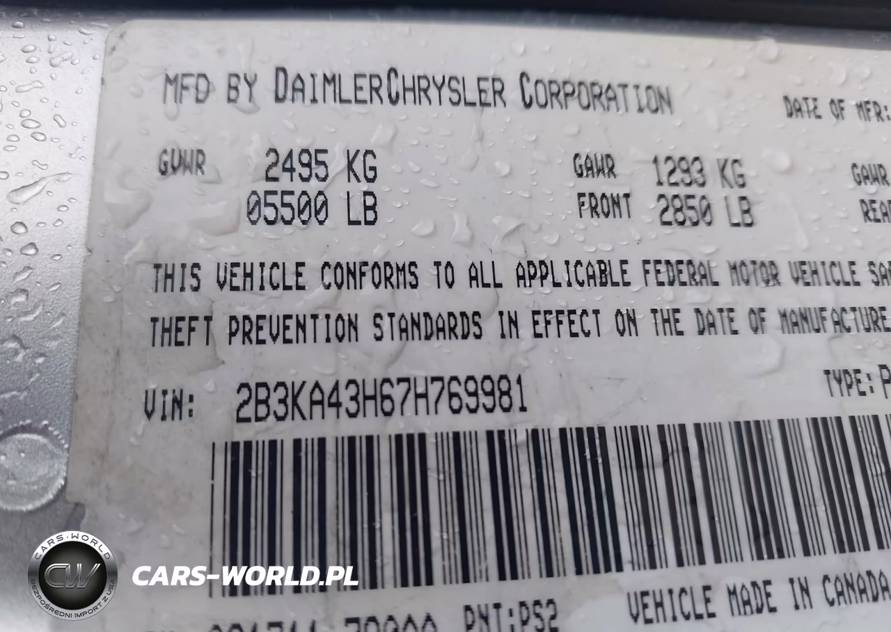 2007 Dodge Charger VIN:2B3KA43H67H769981 - 9