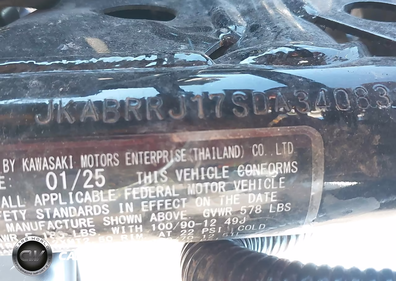 2025 Kawasaki Br125 J VIN:JKABRRJ17SDA34083 - 10