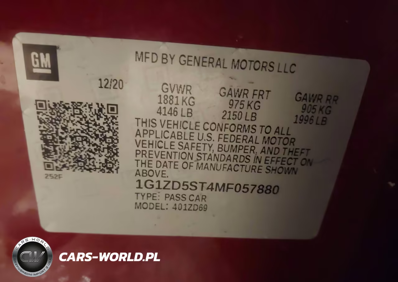 2021 Chevrolet Malibu Fwd Lt VIN:1G1ZD5ST4MF057880 - 9