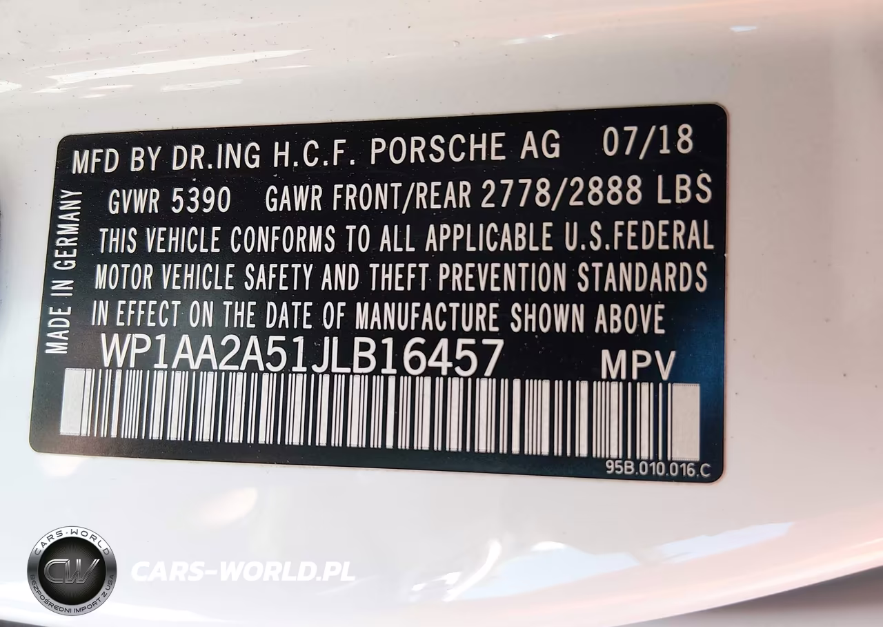 2018 Porsche Macan Sport Edition VIN:WP1AA2A51JLB16457 - 9