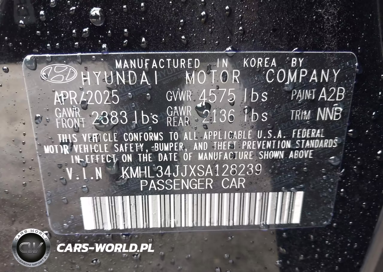 2025 Hyundai Sonata Hybrid Sel VIN:KMHL34JJXSA128239 - 9