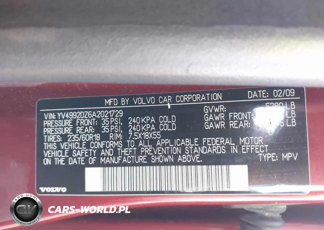 2010 Volvo Xc60 T6-T6 R-Design VIN:YV4992DZ6A2021729 - 9