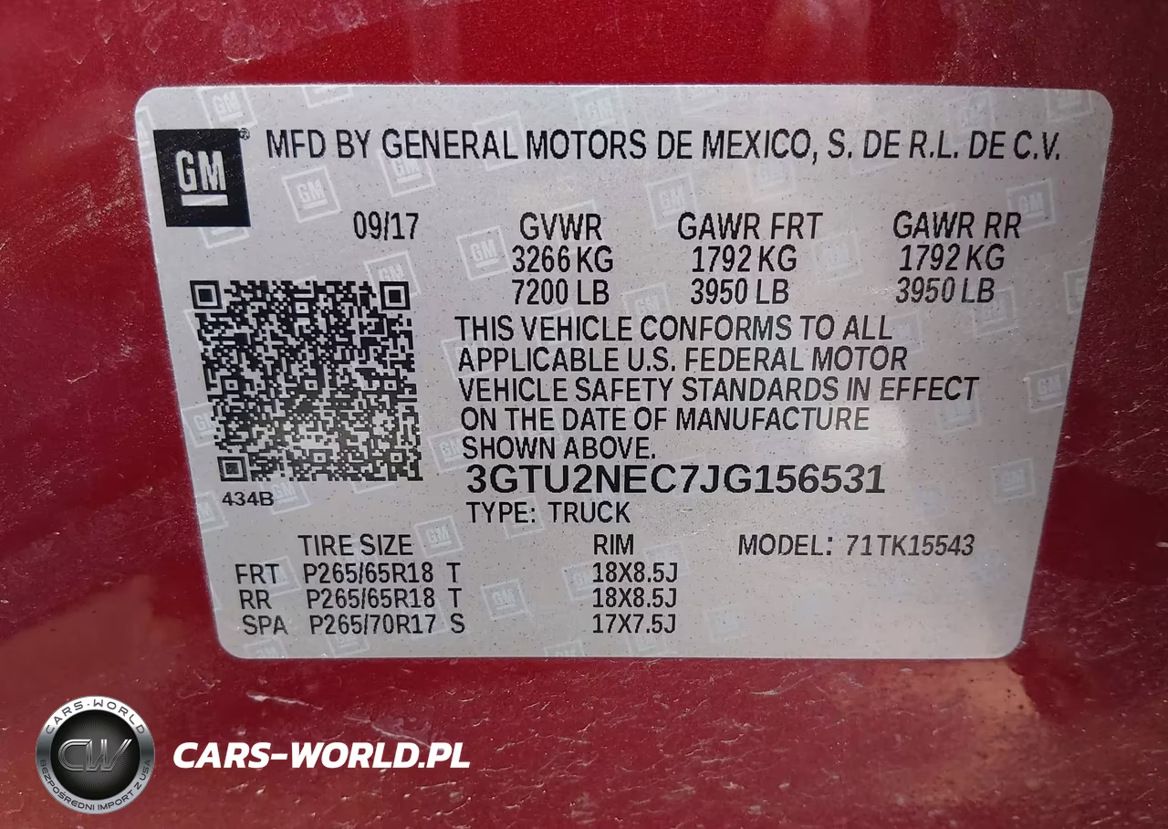 2018 GMC Sierra 1500 Slt VIN:3GTU2NEC7JG156531 - 9