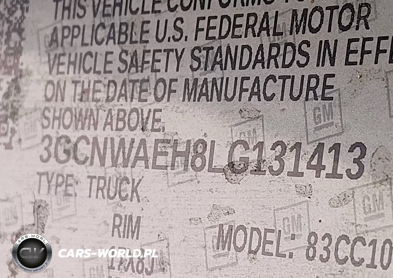 2020 Chevrolet Silverado 1500 2Wd Long Bed Wt VIN:3GCNWAEH8LG131413 - 9