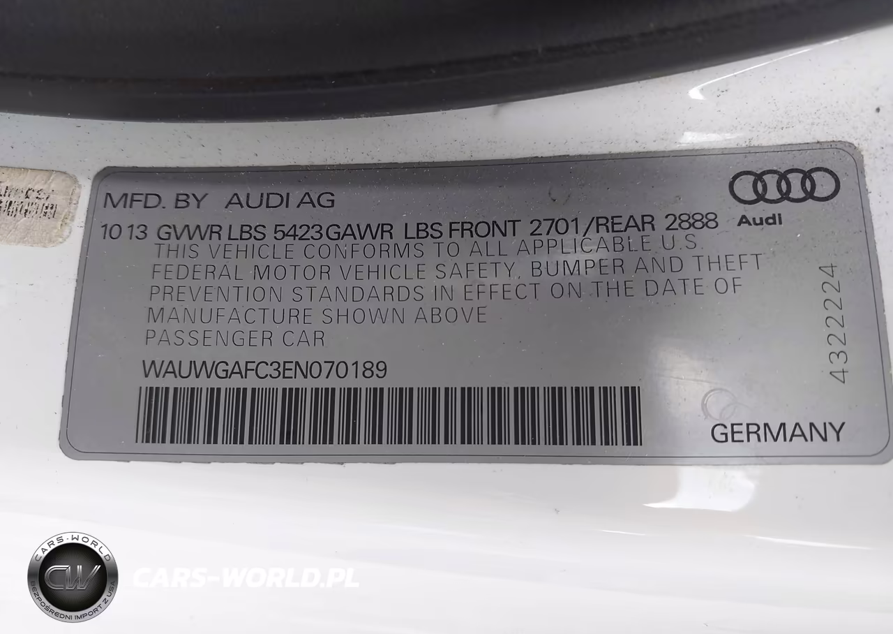 2014 Audi A7 3.0T Premium Plus VIN:WAUWGAFC3EN070189 - 9