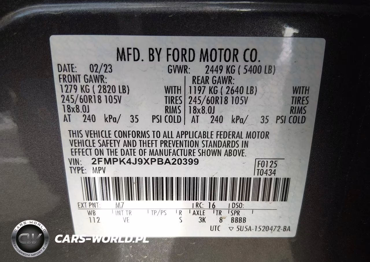 2023 Ford Edge Sel VIN:2FMPK4J9XPBA20399 - 9