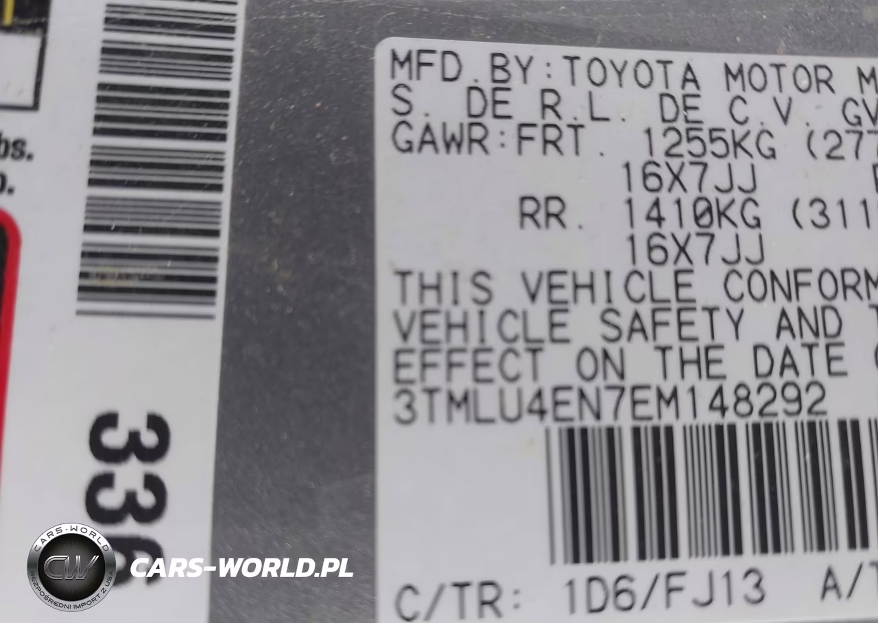 2014 Toyota Tacoma Base V6 VIN:3TMLU4EN7EM148292 - 9