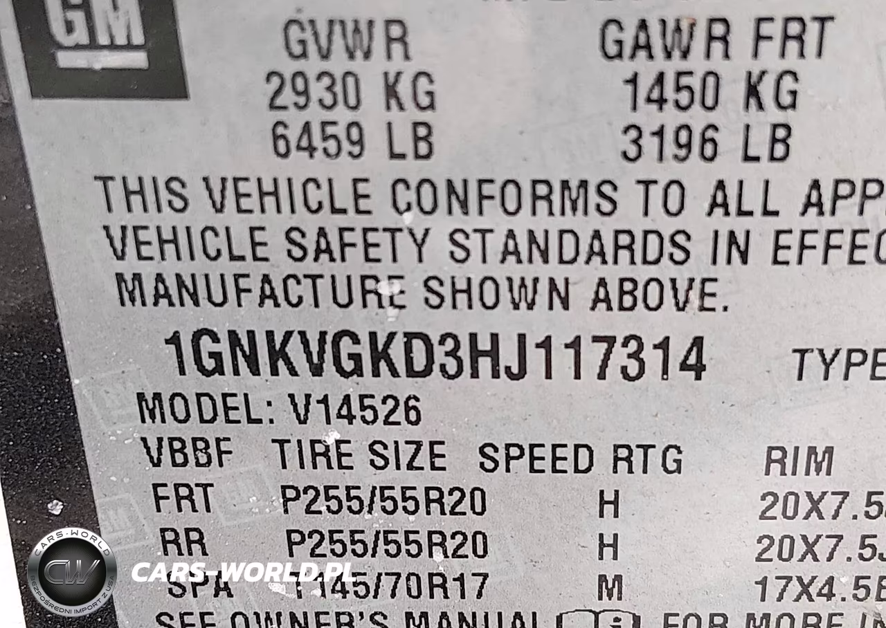 2017 Chevrolet Traverse 1Lt VIN:1GNKVGKD3HJ117314 - 9