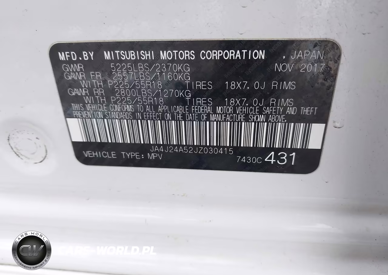 2018 Mitsubishi Outlander Phev Sel VIN:JA4J24A52JZ030415 - 9