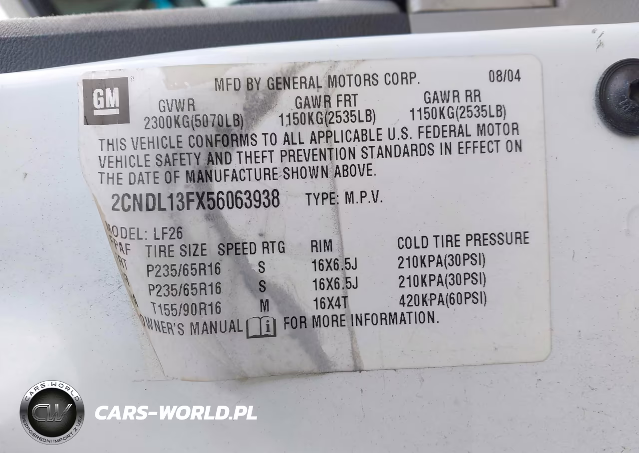 2005 Chevrolet Equinox Ls VIN:2CNDL13FX56063938 - 9