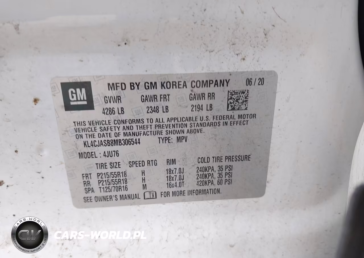2021 Buick Encore Fwd Preferred VIN:KL4CJASB8MB306544 - 9