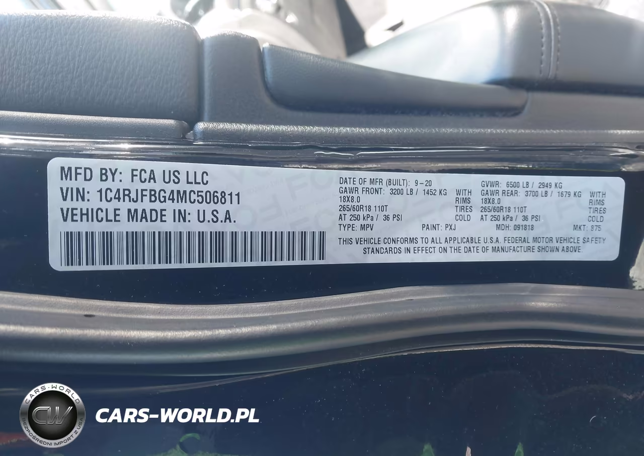 2021 Jeep Grand Cherokee Limited 4X4 VIN:1C4RJFBG4MC506811 - 9