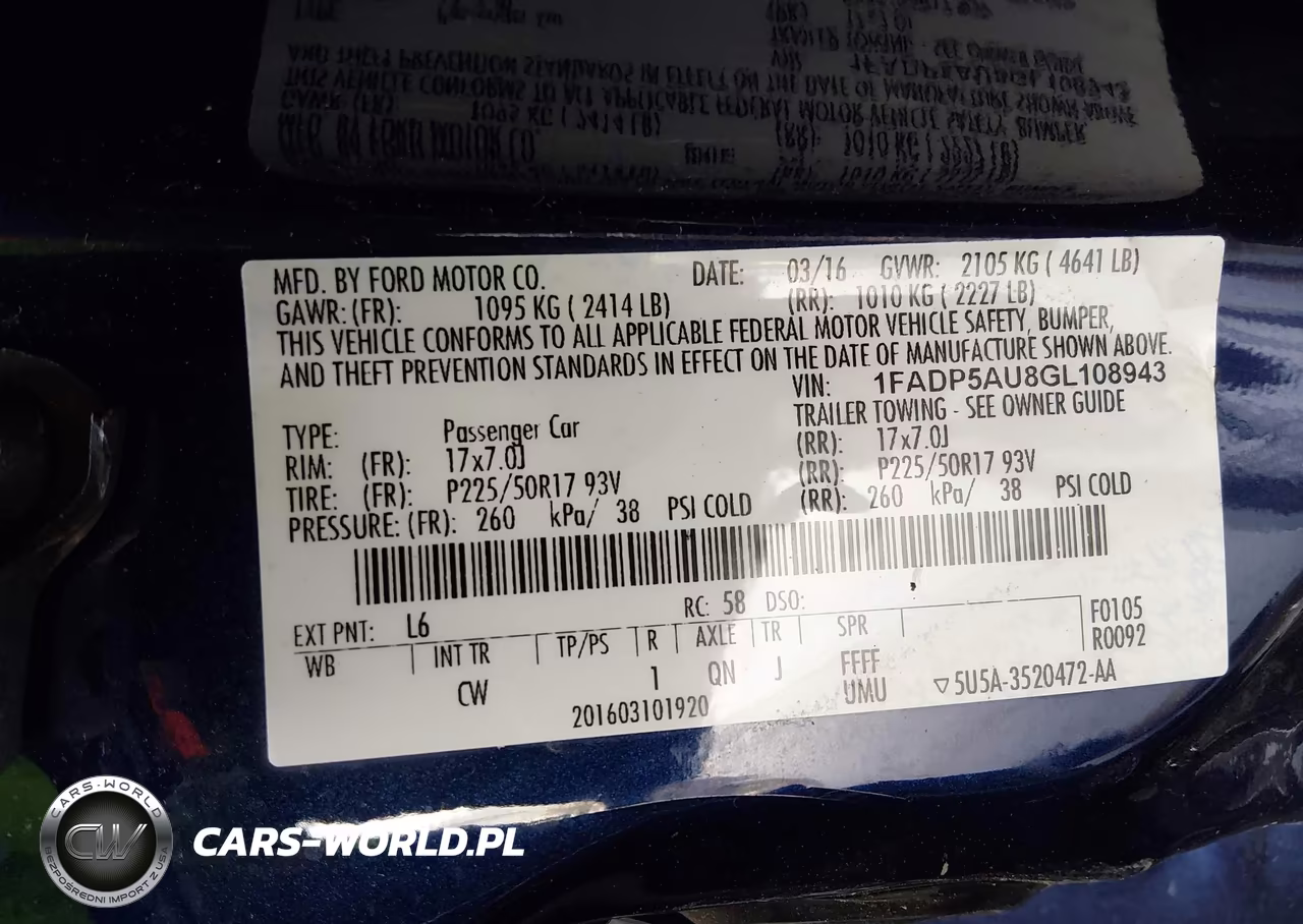 2016 Ford C-Max Hybrid Se VIN:1FADP5AU8GL108943 - 9