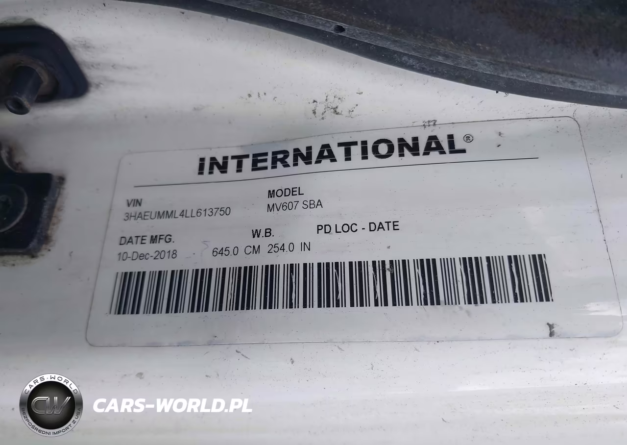 2020 International Mv607 VIN:3HAEUMML4LL613750 - 8