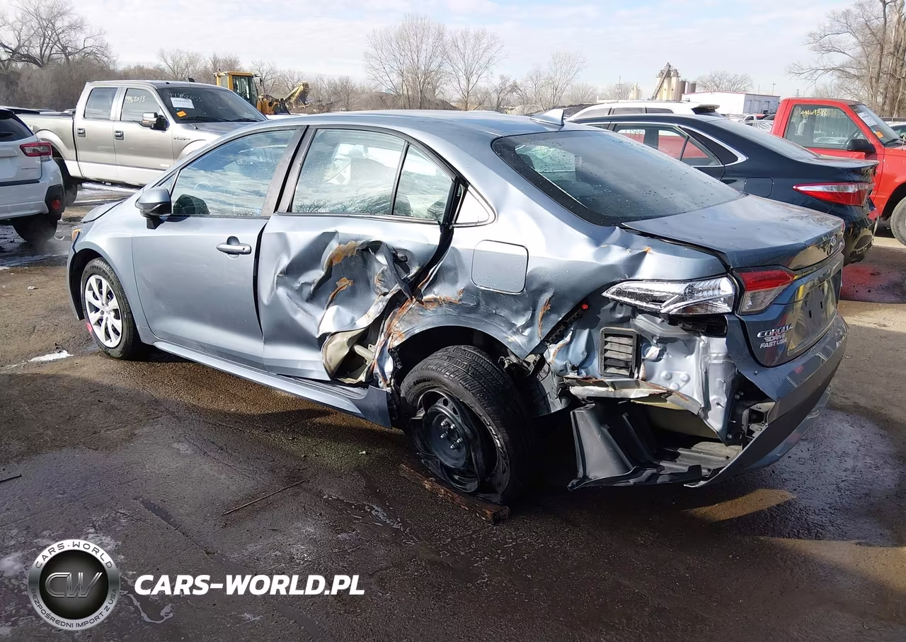 2021 Toyota Corolla Le VIN:5YFEPMAEXMP243328 - 3
