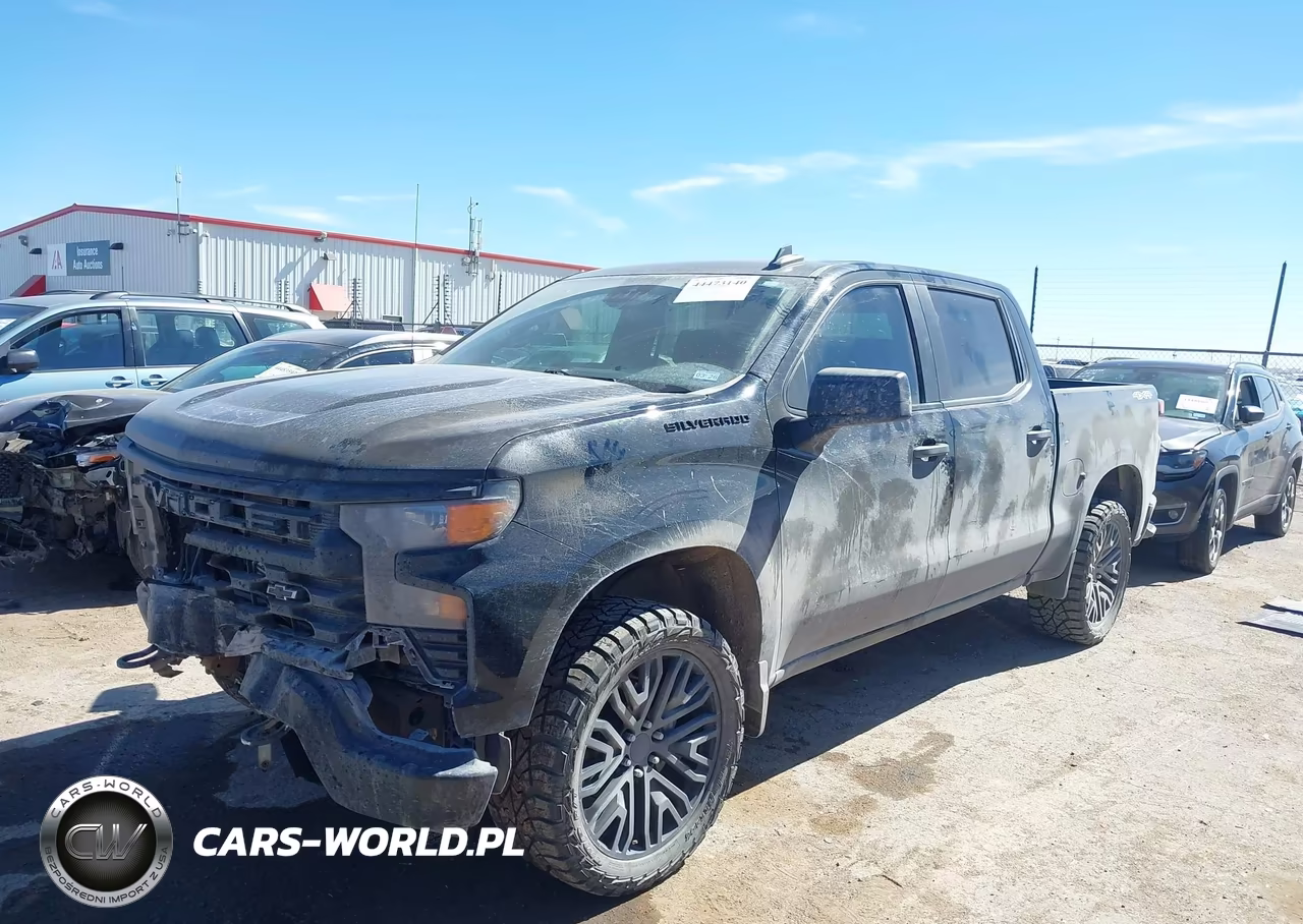 2023 Chevrolet Silverado 1500 4Wd Short Bed Custom VIN:3GCPDBEK4PG234771 - 2