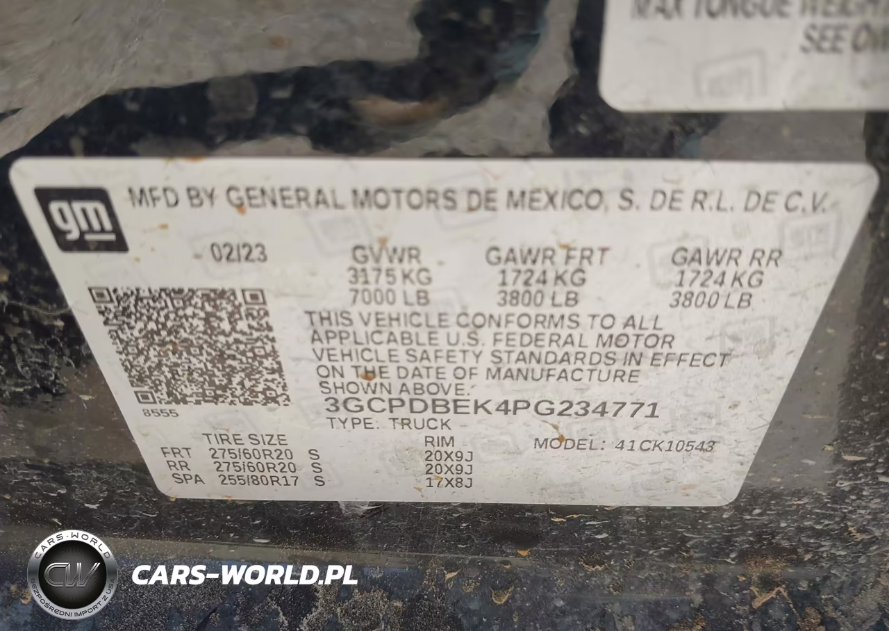 2023 Chevrolet Silverado 1500 4Wd Short Bed Custom VIN:3GCPDBEK4PG234771 - 9