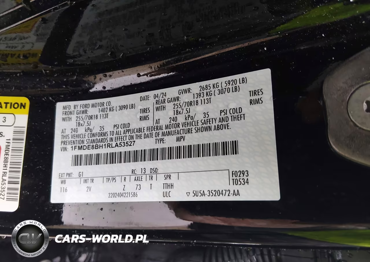 2024 Ford Bronco Outer Banks VIN:1FMDE8BH1RLA53527 - 9