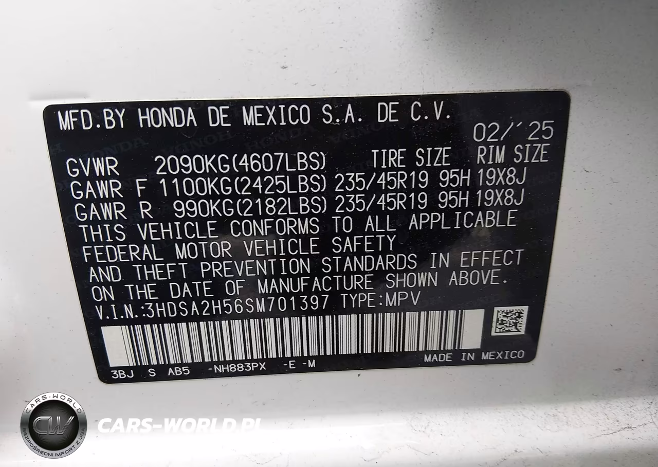 2025 Acura Adx A-Spec VIN:3HDSA2H56SM701397 - 9