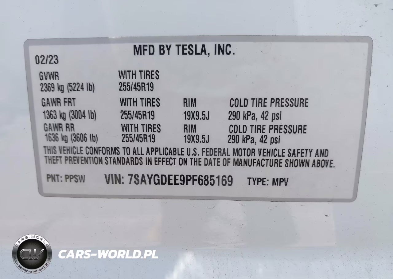 2023 Tesla Model Y Awd-Long Range Dual Motor All-Wheel Drive VIN:7SAYGDEE9PF685169 - 9