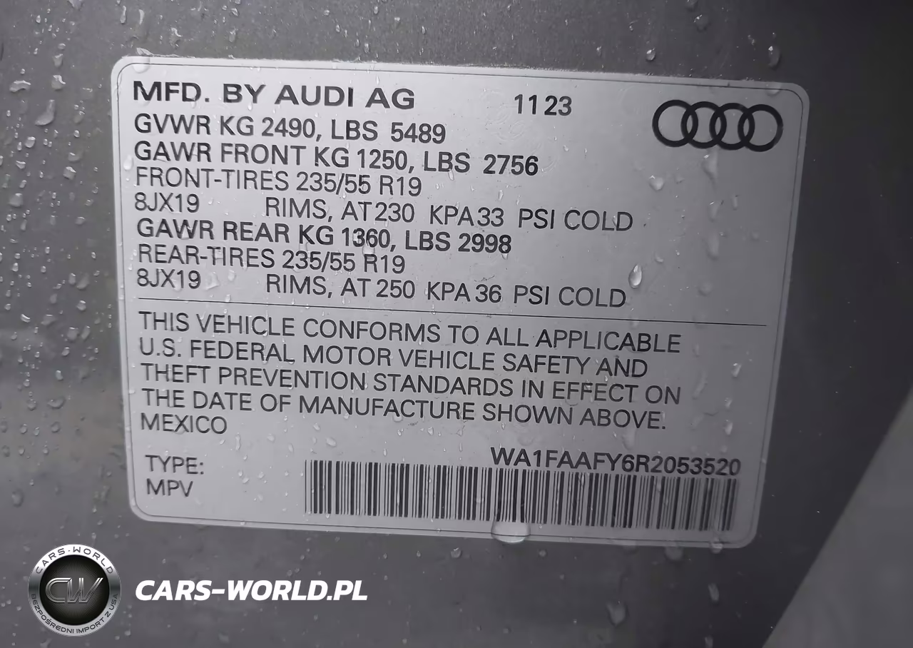 2024 Audi Q5 Prestige 45 Tfsi S Line Quattro S Tronic VIN:WA1FAAFY6R2053520 - 9