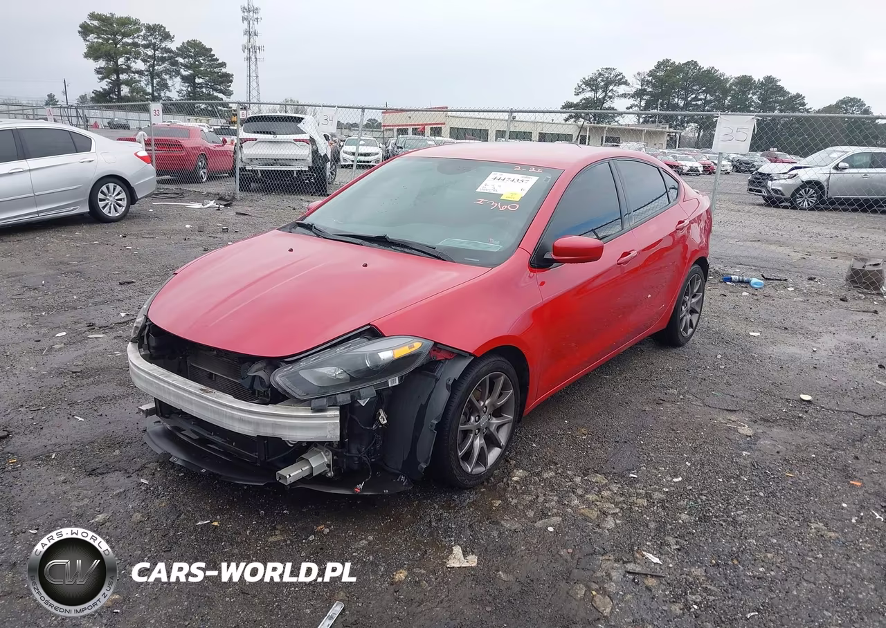 2014 Dodge Dart Sxt VIN:1C3CDFBB7ED865300 - 2
